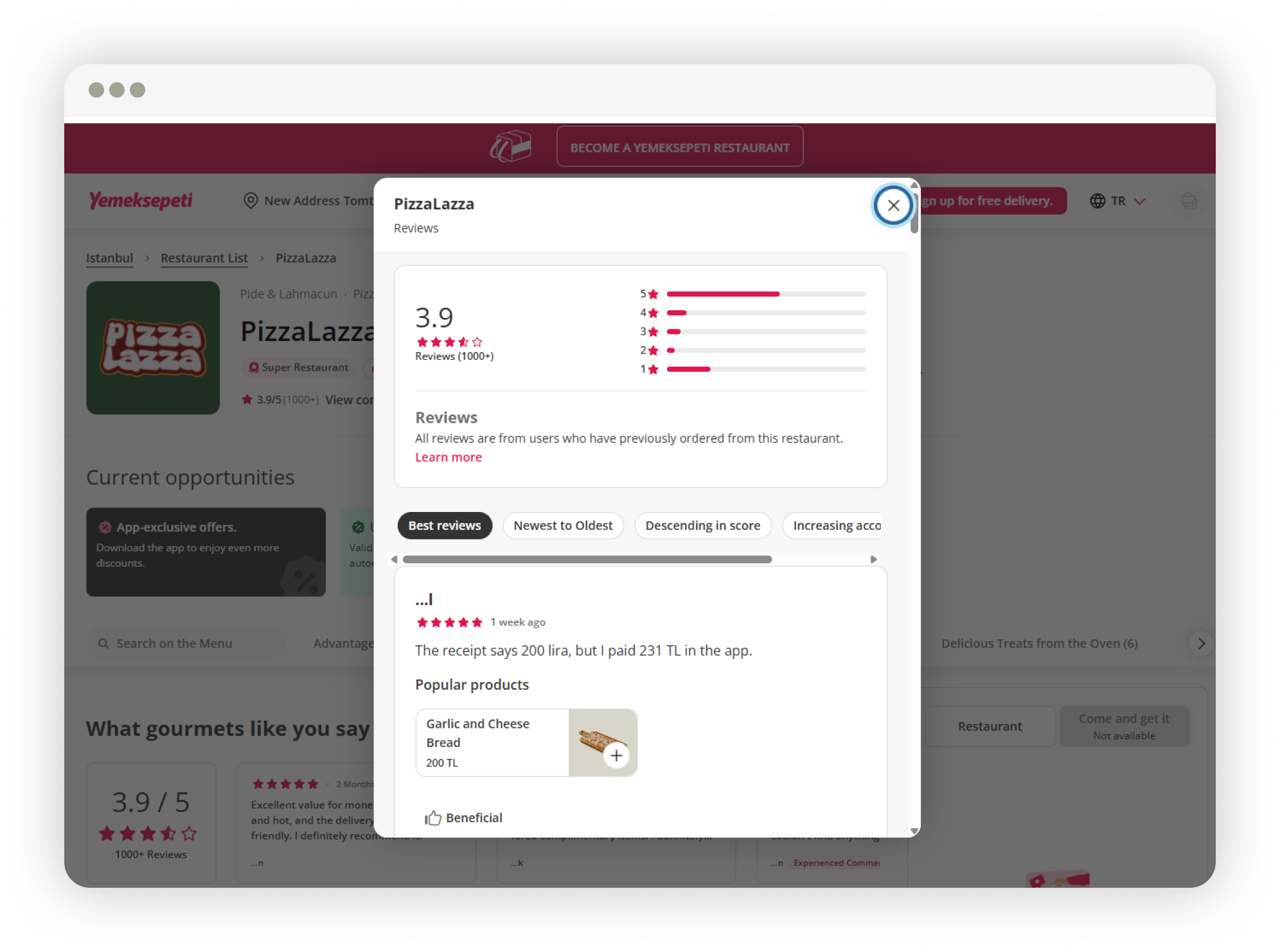 Review & Sentiment Analysis